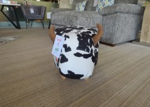 Lulu The Cow Footstool