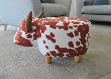 Lilian The Cow Footstool
