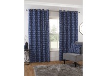 Sundour Kelso Navy Ready Made Curtains
