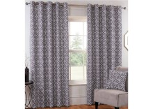 Sundour Kelso Pewter Ready Made Curtains