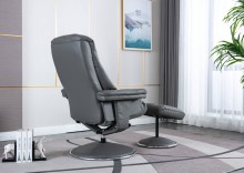Denver Swivel Chair and Footstool