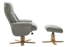 Dubai Swivel Chair and Footstool