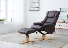 Florence Swivel Chair and Footstool
