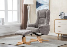 Florida Swivel Chair and Footstool