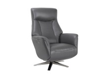 Houston Electric Swivel Chair and Integrated Footstool