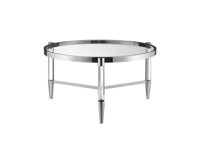Matisse Circular Coffee Table - Silver/Gold