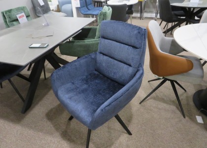 Clearance Ozzy 2x Navy Chairs