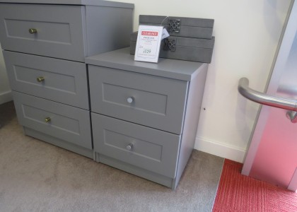 Clearance Positano 2 Drawer Bedside