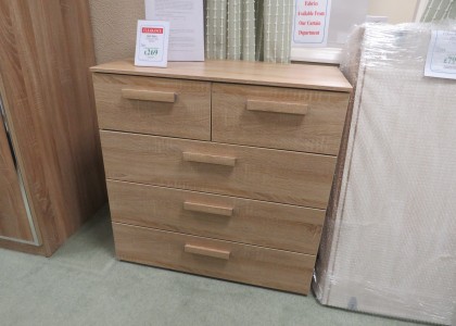 Clearance Rivera 5 Drawer Chest