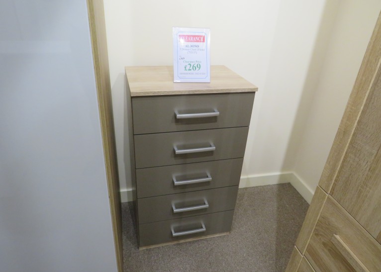 Clearance Aldono 5 Drawer Chest
