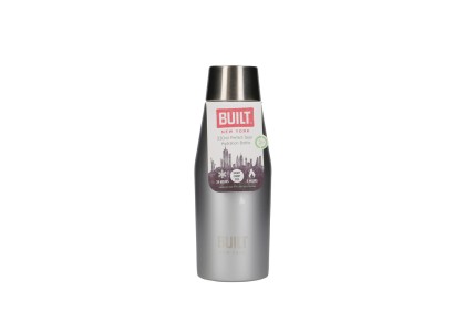 Built Apex 330ml Insulated Bottle Silver