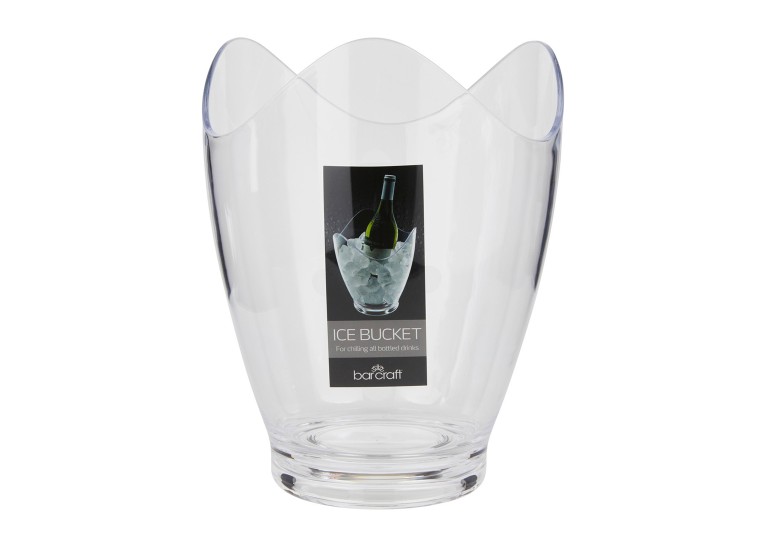 Barcraft Clear Acrylic Pail Wine Bucket