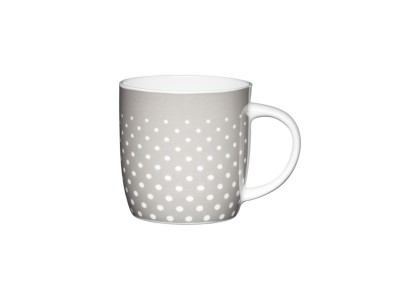 Kitchencraft Grey Polka Mug
