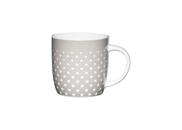 Kitchencraft Grey Polka Mug