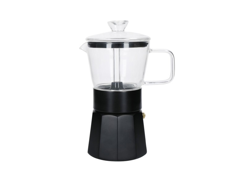 La Cafetière Verona Glass Espresso Maker 6Cup Black