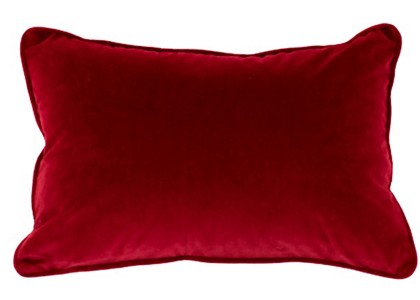 Luxe Bloodred Cushion