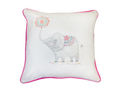 Nellie Elephant Cushion