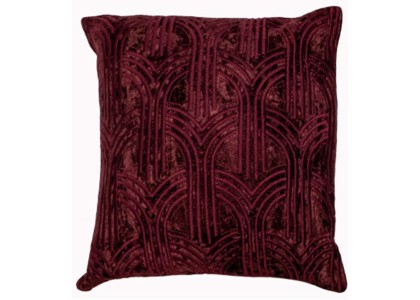 Lalique Aubergine Cushion