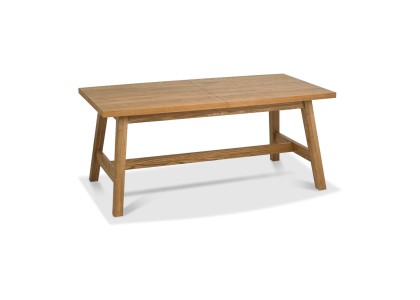 Camden Rustic Oak 4 to 6 Ext Dining Table