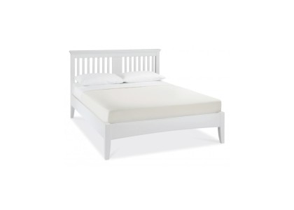 Hampstead 4FT6 White Bedstead