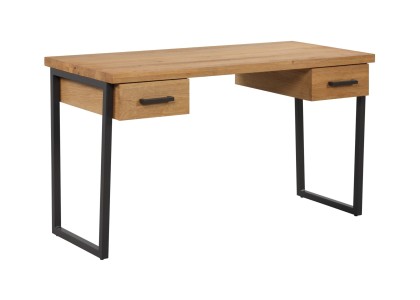 Fusion Drawered Desk Oak