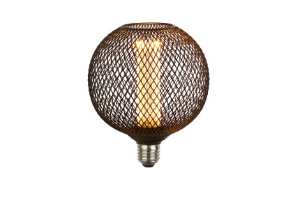 Wire Mesh Globe Lamp 16003BK