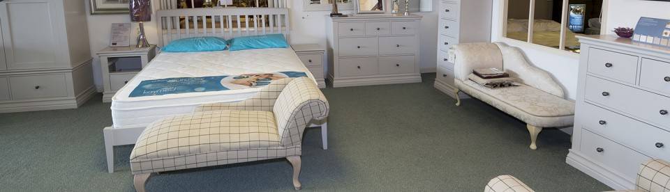 Beds in Staffordshire at the Toons Showroom with complementing furniture