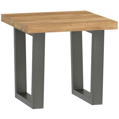 Fusion Oak Lamp Table