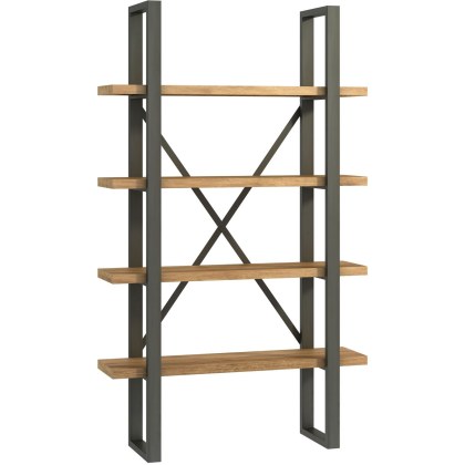 Fusion Oak Shelf Unit