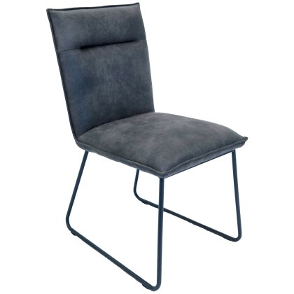 Larson Dining Chair on Ski Base Larson Dining Chair on Ski Base