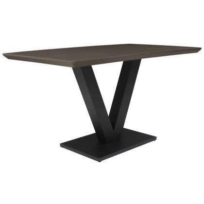 Larson Dining Table Grey Gloss Larson Dining Table Grey Gloss