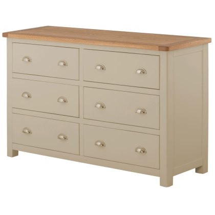 Portland Stone 6 Drawer Chest