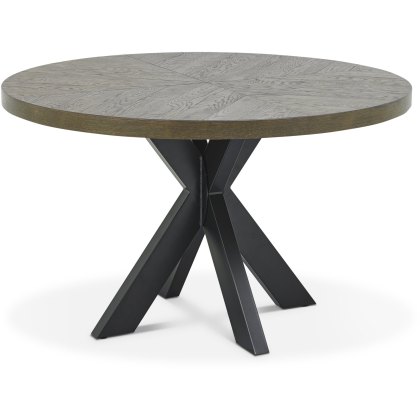Eclipse Fumed Oak Circular Dining Table Eclipse Fumed Oak Circular Dining Table