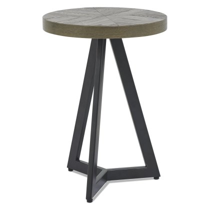 Eclipse Fumed Oak Lamp Table