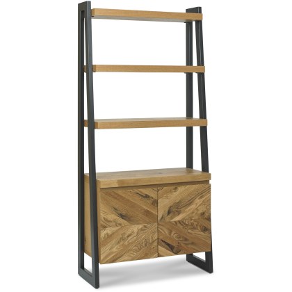 Eclipse Rustic Oak Open Display Unit