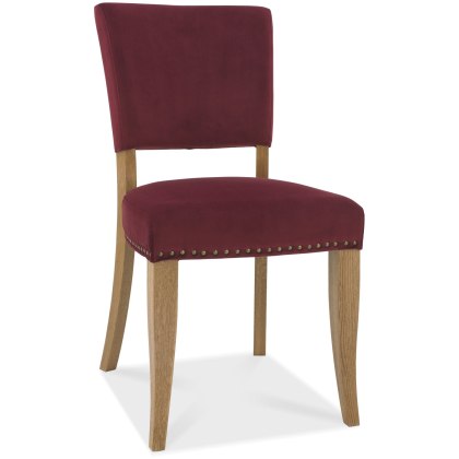 Indy Chair Crimson Velvet Fabric Indy Chair Crimson Velvet Fabric