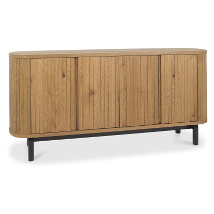 Las Vegas Rustic Oak and Peppercorn Wide Sideboard Las Vegas Rustic Oak and Peppercorn Wide Sideboard