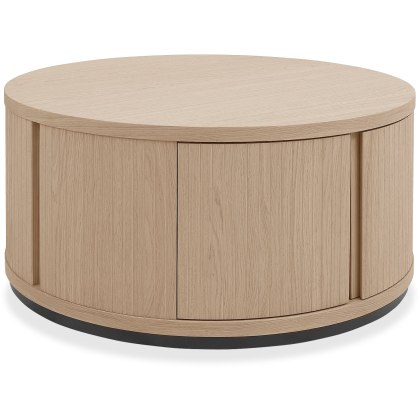 Las Vegas Scandi Oak Oval Coffee Table