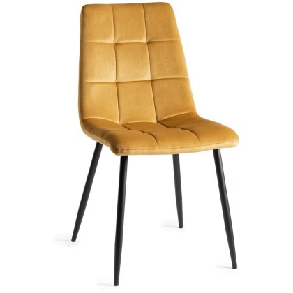 Mondrian Mustard Velvet Chair Mondrian Mustard Velvet Chair