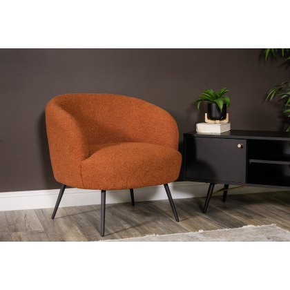 Shelbie Rust Accent Chair