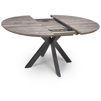 Manhattan Grey Extending Round Table 1200-1600MM