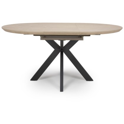 Manhattan Oak Extending Round Table 1200-1600MM