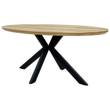 Manhattan Oak Oval Table 1800MM