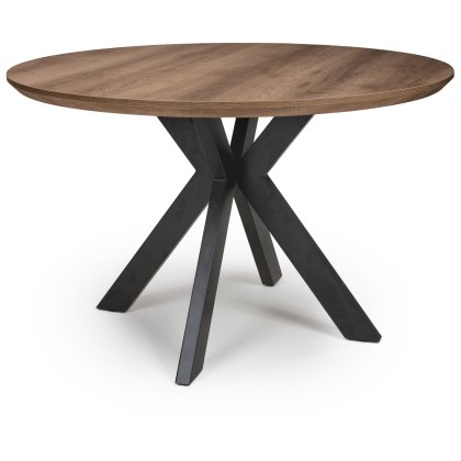 Manhattan Light Walnut Round Table 1200MM