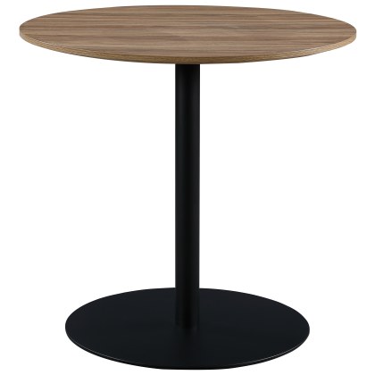 Manhattan Light Walnut Round Table 800MM