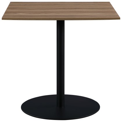 Manhattan Light Walnut Square Table 800x800MM