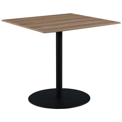 Manhattan Light Walnut Square Table 800x800MM