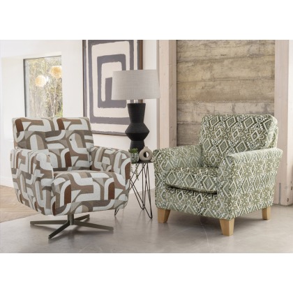 Mullion Gallery Accent Chair