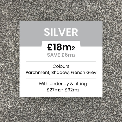 Toons Stock Range - Silver Collection (French Grey)