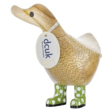 DCUK Natural Welly Ducky Spotty DCUK Natural Welly Ducky Spotty